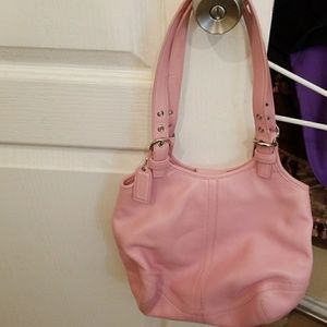 Pink coach bag